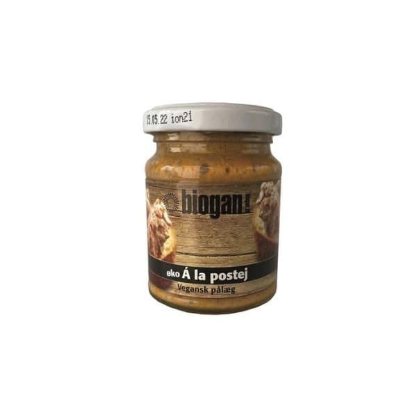 Ã La Postej Smørepålæg Øko Biogan 110g ❤ Stort online udvalg i BIOGAN ❤ Billig fragt og hurtig levering 2 - 5 hverdage - Varenummer: BAR-721689 / Ean: på lager - Udsalg på Delikatesser | Kolonial | Spreads & Pateer Spar op til 55% - Over 454 kendte mærker på udsalg