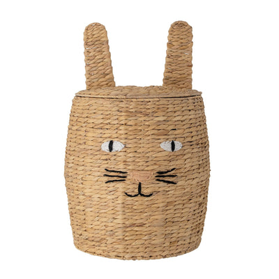 Bloomingville MINI - Nelle Kurv m/Låg, Natur, Vandhyacint H65 cm ❤ Stort online udvalg i Bloomingville MINI ❤ Billig fragt og hurtig levering 2 - 5 hverdage ❤ Varenummer: BGH-47086983119178 / Ean: '5711173287710 på lager - Udsalg på Alle produkter Spar op til 59% - Over 360 kendte mærker på udsalg