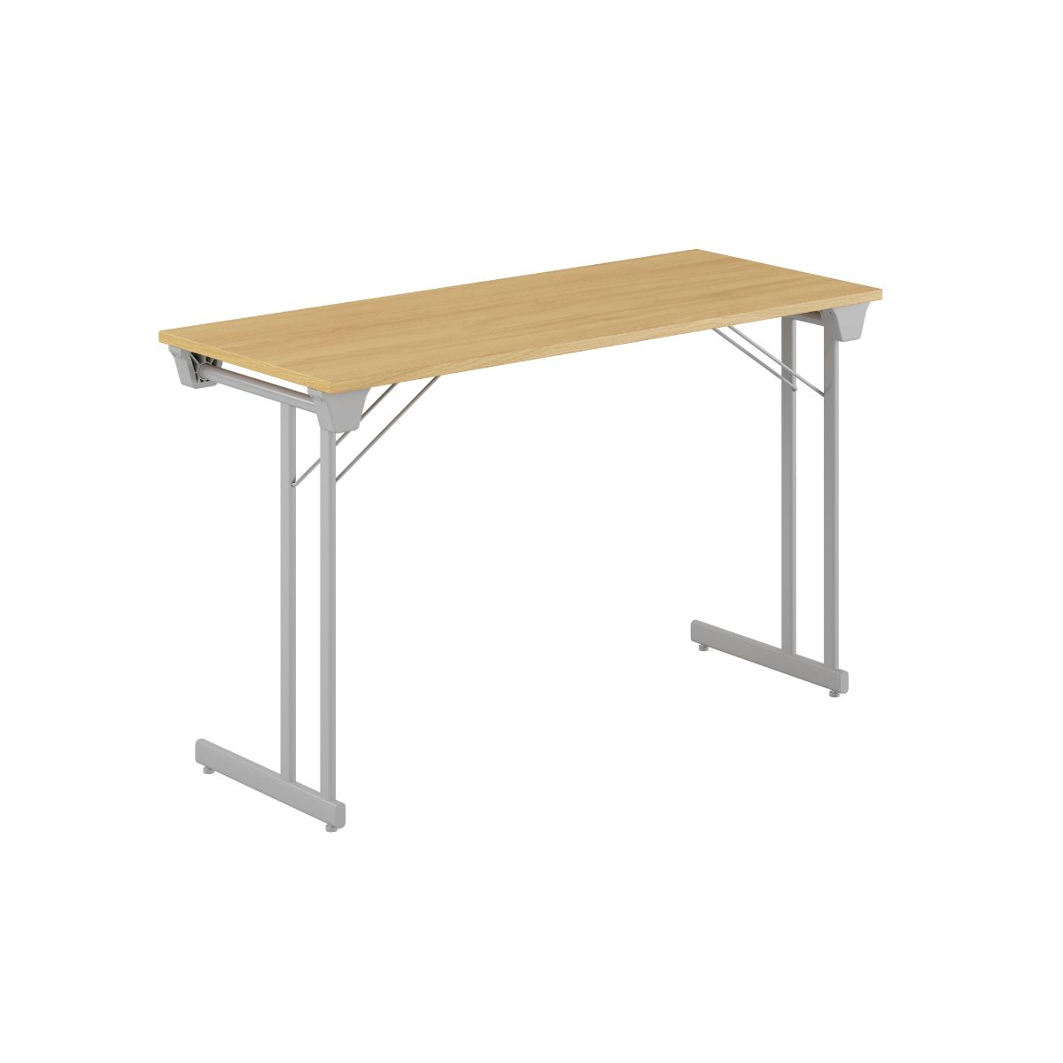 Produktbillede af Kongress Style 120x50cm Sammenklappeligt bord Eg-grå på tilbud