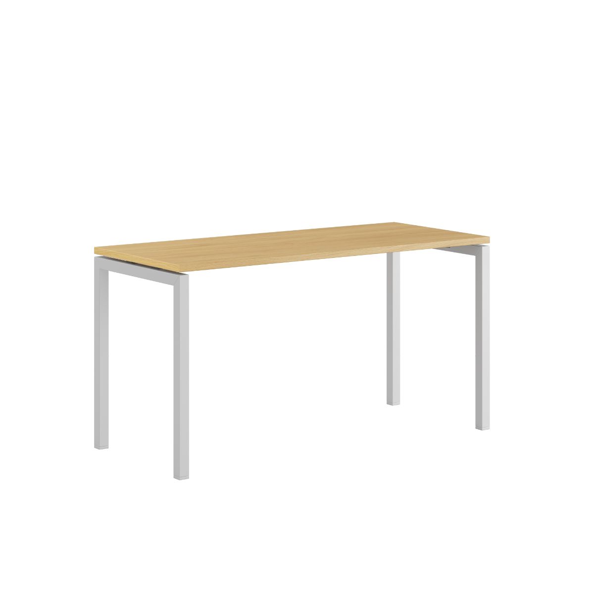 Produktbillede af Luna U Bord 140x60cm Eg-hvid på tilbud