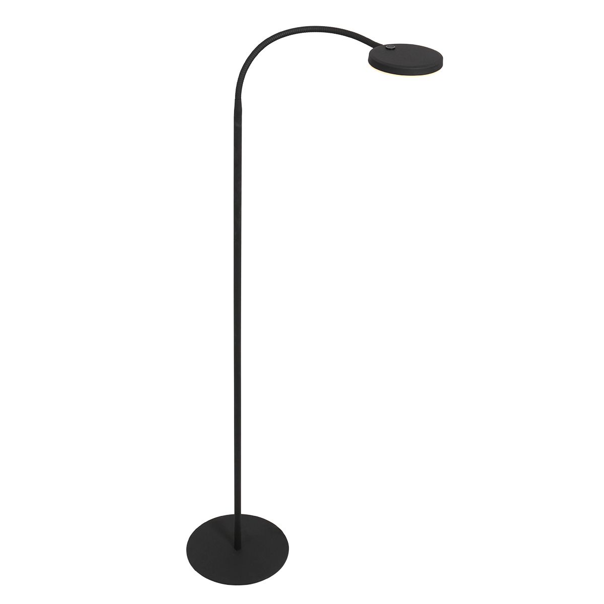 Produktbillede af Plato gulvlampe i tre farver metal Metal sort på tilbud i høj kvalitet