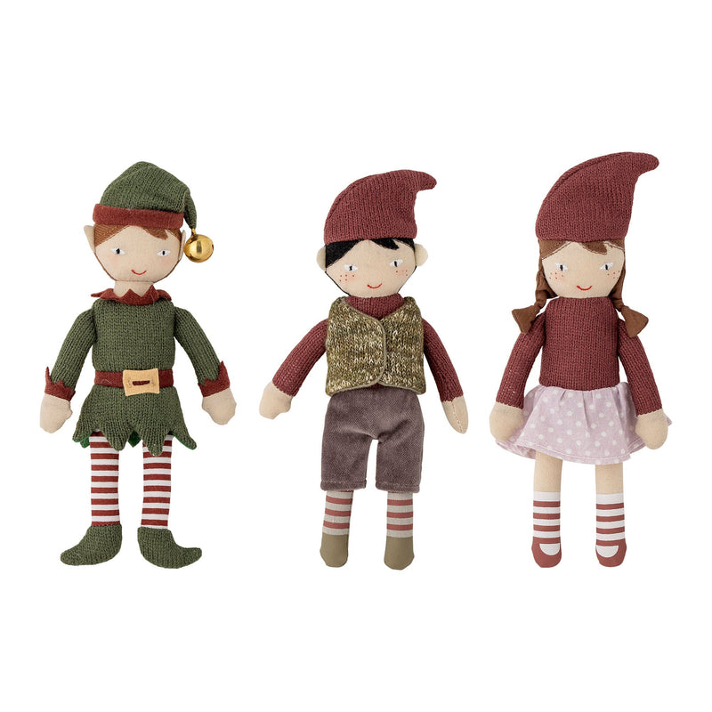 Bloomingville - Jingle Deko Børn, Grøn, Hør - 3 stk. ❤ Stort online udvalg i Bloomingville ❤ Billig fragt og hurtig levering 2 - 5 hverdage ❤ Varenummer: BGH-47255760699722 / Ean: &