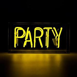 Produktbillede af Neon Party Bar Skilt Gul på tilbud – premium kvalitet og detaljer