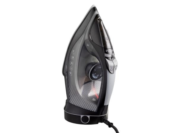 Produktbillede af Nordic Sense Ledningsfrit dampstrygejern 2400 watt Sort/Grå i premium kvalitet