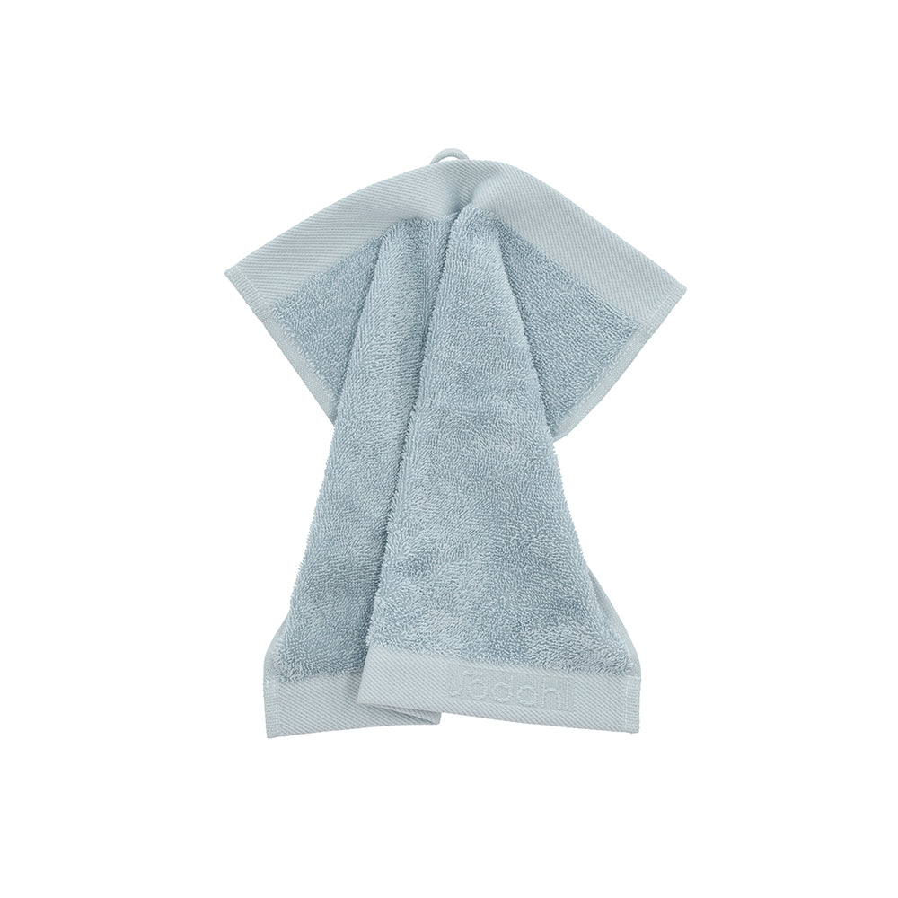 Produktbillede af ORGANIC COMFORT Håndklæder Lyseblå 30x30 cm på tilbud i høj kvalitet