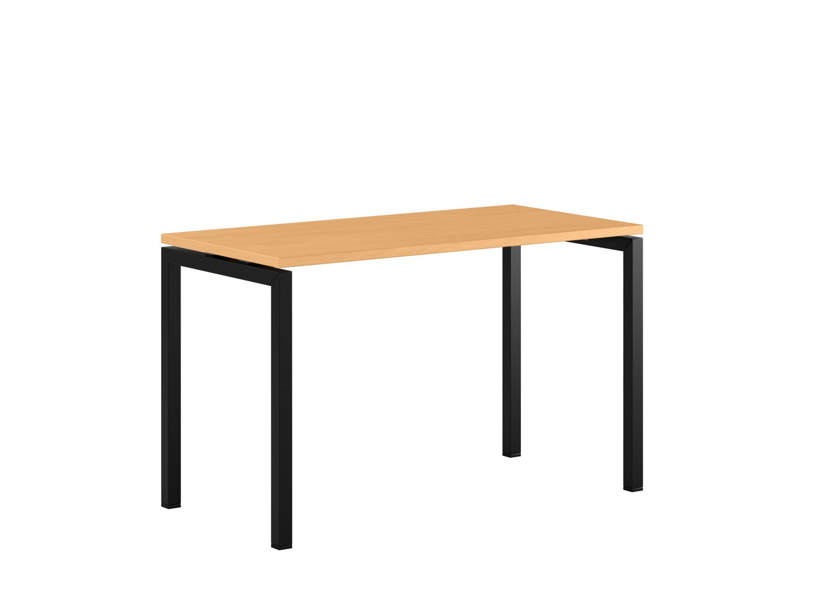 Produktbillede af Luna U Bord 120x60cm Bøg-sort på tilbud