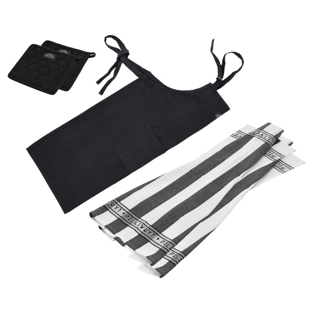 Produktbillede af Pillivuyt Tekstilsæt recycle 5 dele Sort i premium kvalitet