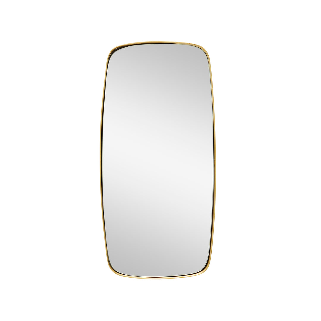 Produktbillede af HÃBSCH RETRO SPEJL M/MESSINGRAMME FIRKANTET 59 i premium kvalitet