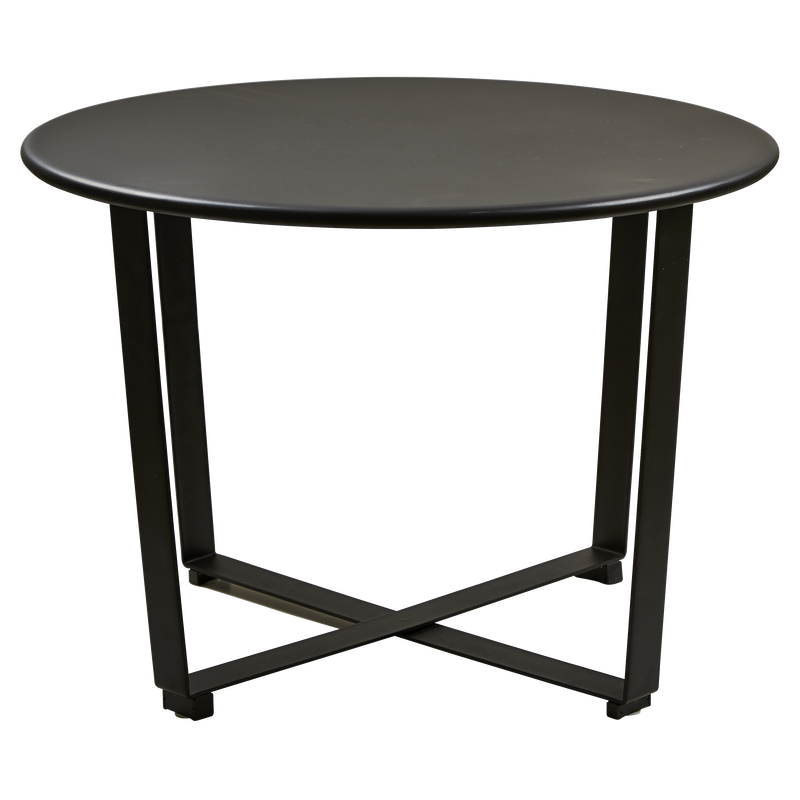 VILLA COLLECTION Wismar sofabord rund sort metal Ø61,5