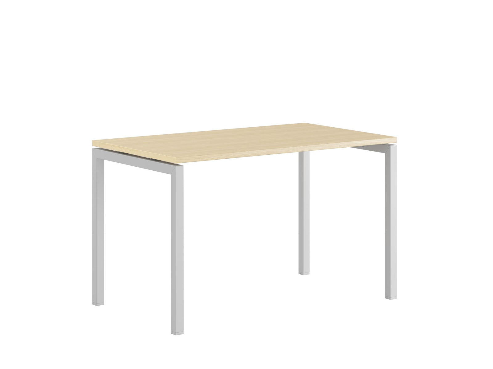 Produktbillede af Luna U Bord 120x70cm Birk-hvid på tilbud