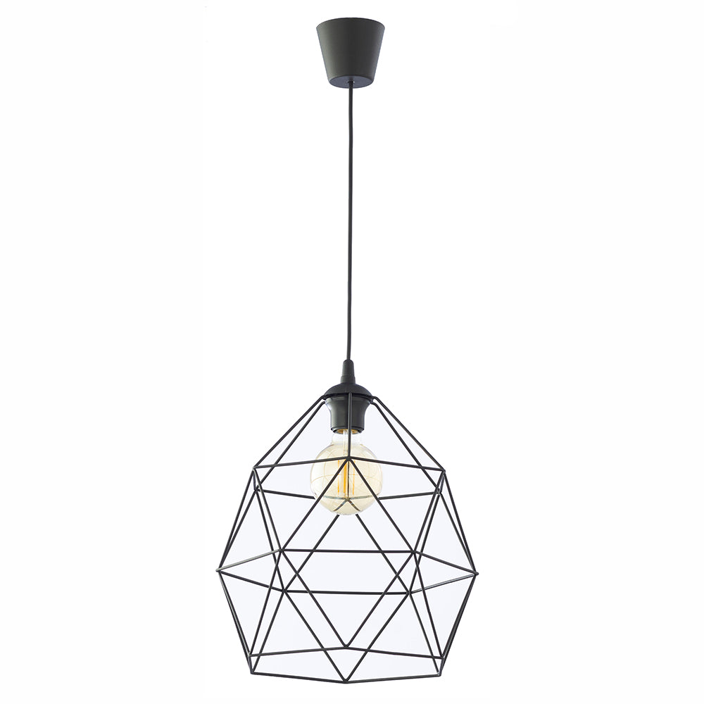 TK Galaxy loftlampe Stor sort metal