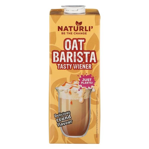 Produktbillede af Naturli Havre Barista Karamel Stk 1 Ltr på tilbud – premium kvalitet og detaljer