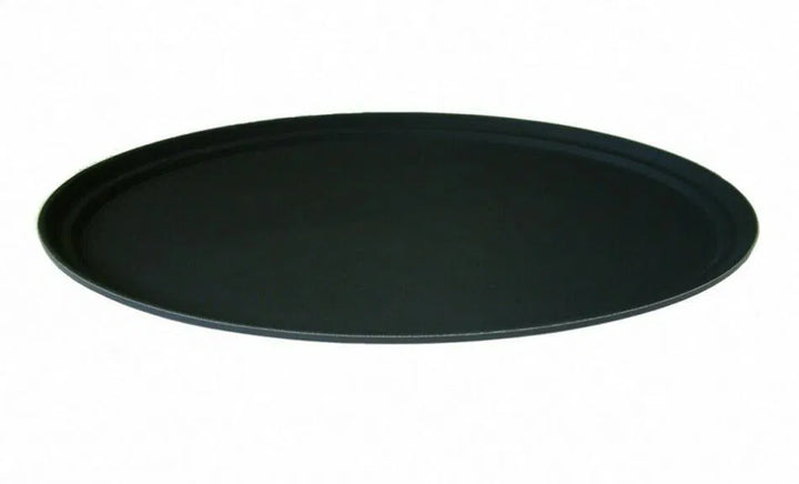 Tjenerbakke 55cm Oval Sort Non-slip
