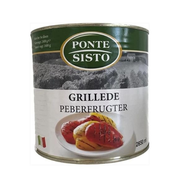 Grillet Peberfrugt i Olie Ds (2,4 Kg) ❤ Stort online udvalg i Ponte Sisto ❤ Billig fragt og hurtig levering 2 - 5 hverdage - Varenummer: BAR-725095 / Ean: '5714848505621 på lager - Udsalg på Delikatesser | Tapas | Grønt på glas Spar op til 65% - Over 434 design brands på udsalg