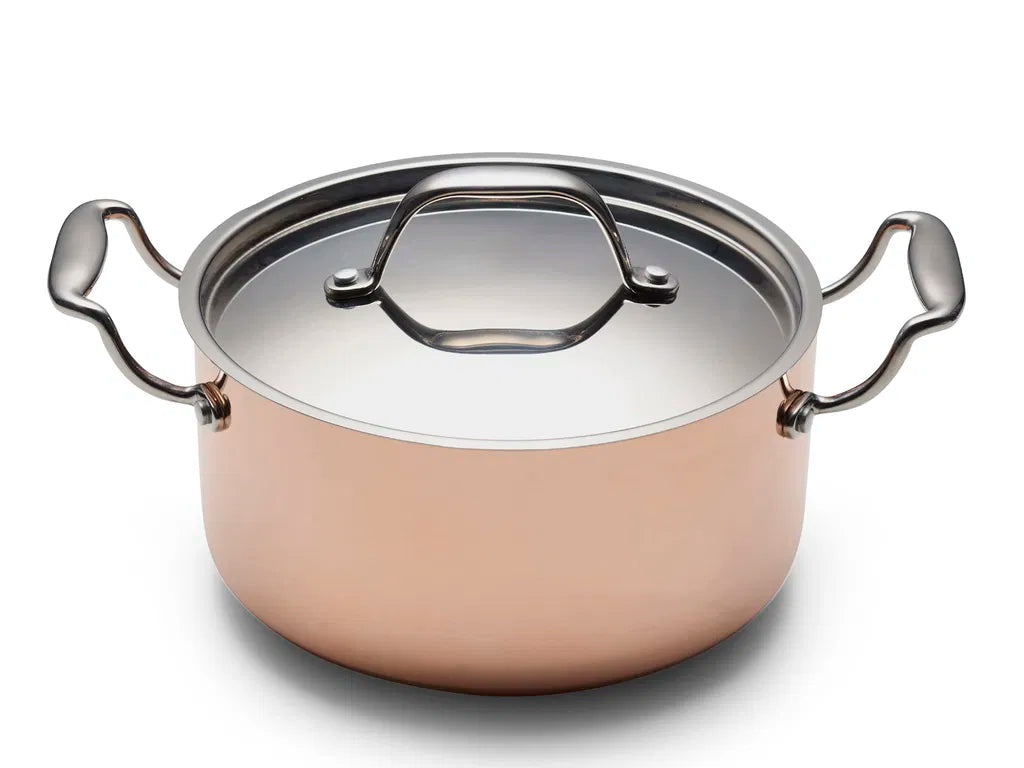 Produktbillede af Blomsterberg s Gryde med låg 3 liter Kobber i premium kvalitet