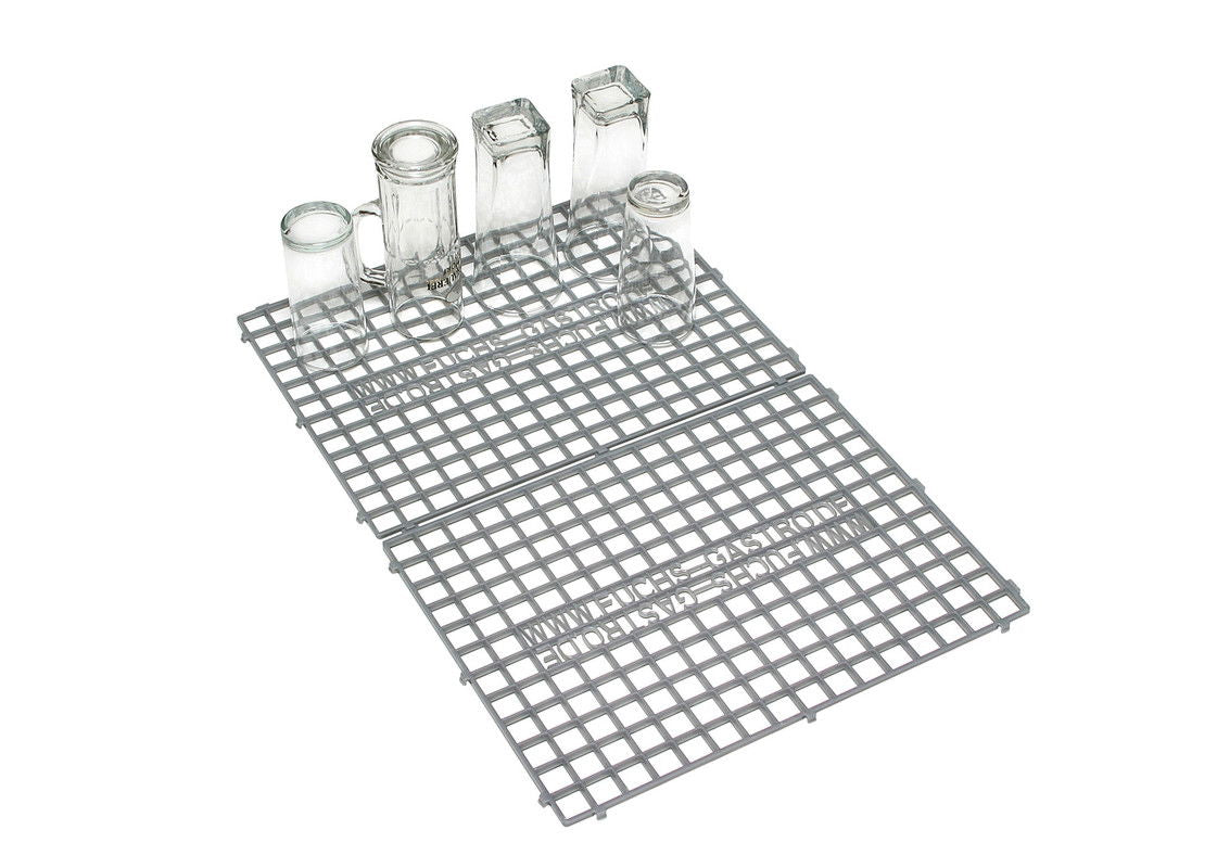 Produktbillede af Glasmåtte 30 x 40 Cm 1 Stk Grå på tilbud – premium kvalitet og detaljer