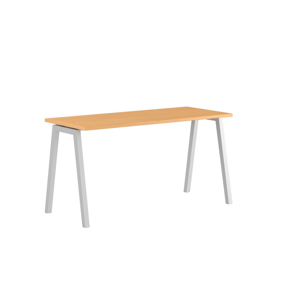 Produktbillede af Luna A Bord 140x60cm Bøg-hvid på tilbud