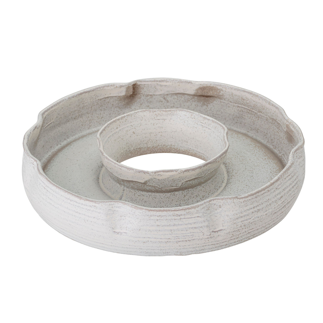 BLOOMINGVILLE Leda Bakke Grå Stentøj