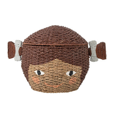 Bloomingville MINI - Lill Kurv m/Låg, Brun, Bankuan Grass H44 cm ❤ Stort online udvalg i Bloomingville MINI ❤ Billig fragt og hurtig levering 2 - 5 hverdage ❤ Varenummer: BGH-47086983971146 / Ean: '5711173285297 på lager - Udsalg på Alle produkter Spar op til 66% - Over 360 kendte mærker på udsalg