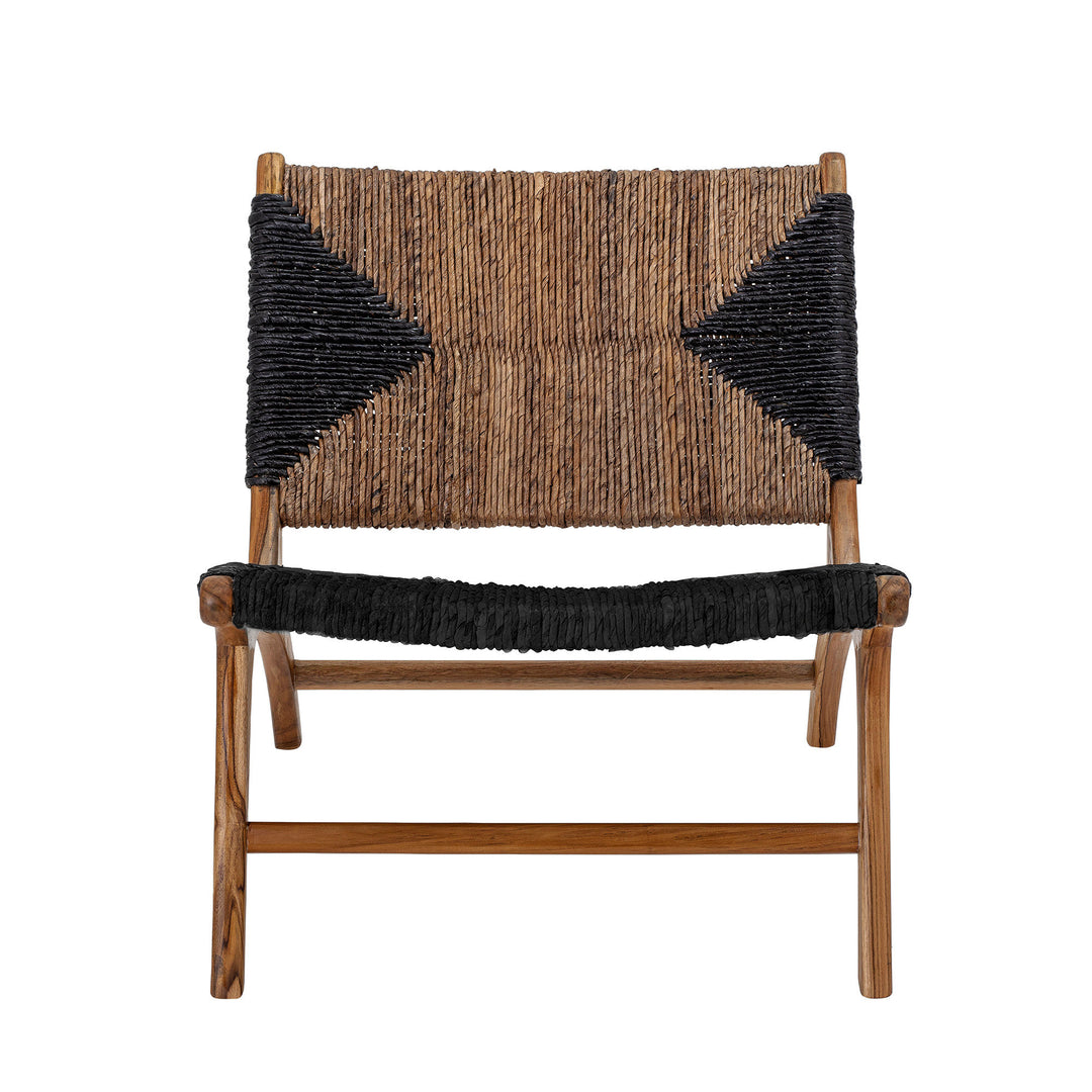 Produktbillede af BLOOMINGVILLE GRANT LOUNGESTOL TEAK SORT 70 i premium kvalitet