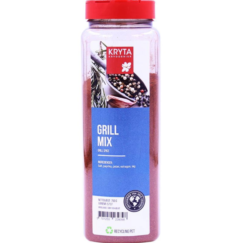 Produktbillede af Grillmix Krydderi 750 g på tilbud i premium kvalitet