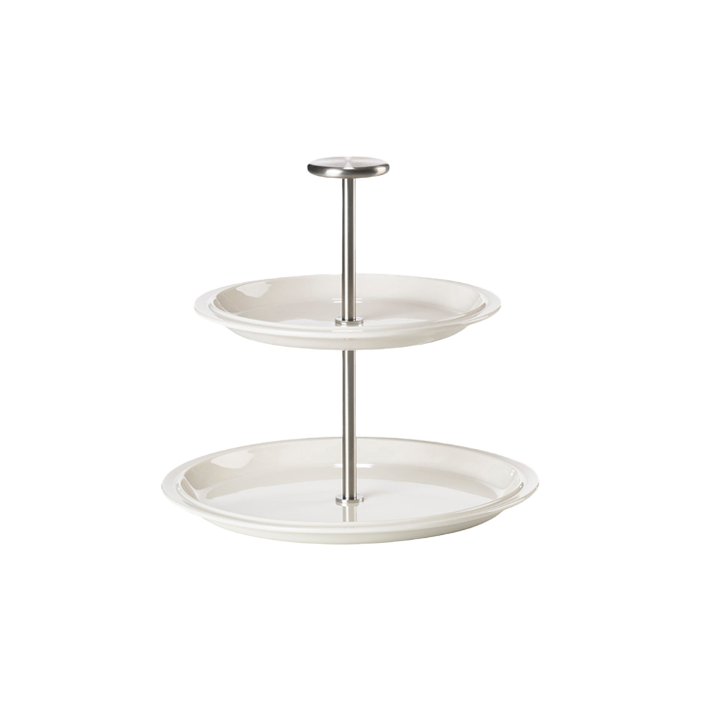 Produktbillede af EAU Serveringsopsats i porcelæn 2 etager på tilbud i høj kvalitet