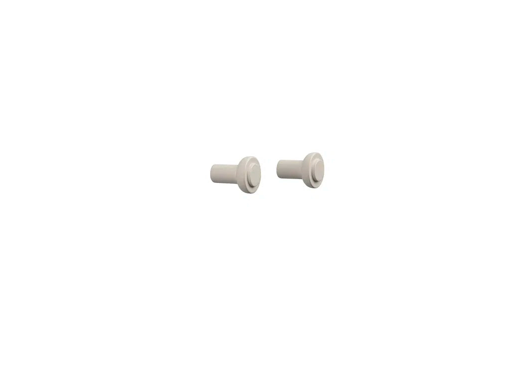 Produktbillede af ZONE Denmark Zone Krog Sensu 2,5 x 3 cm 2 stk. Sand Birk i premium kvalitet
