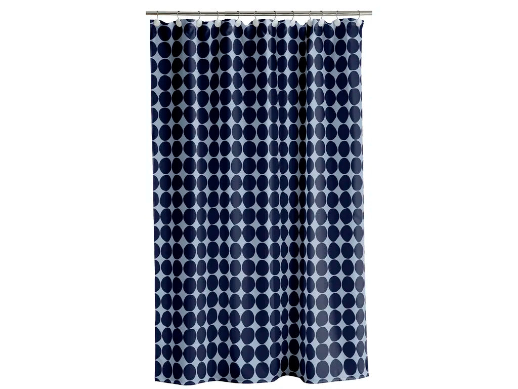 Produktbillede af Södahl Badeforhæng 180x200 cm Bubbles Linen blue i premium kvalitet