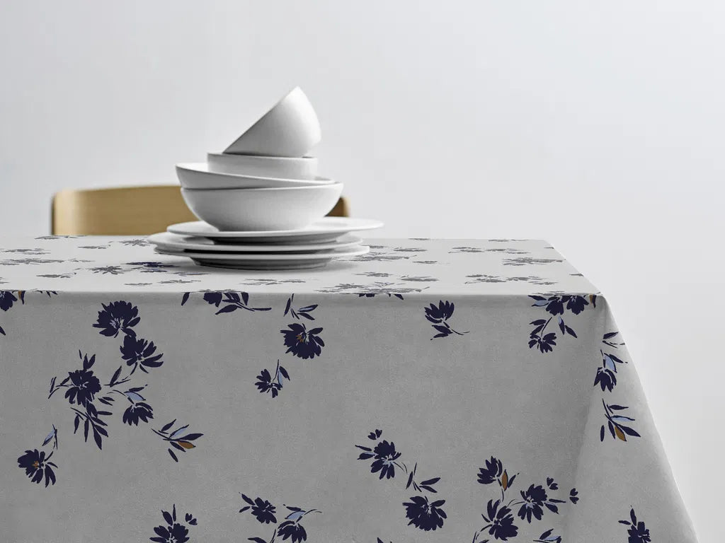 Produktbillede af Södahl Akryldug med antislip Silhouette Cloud grey i metermål i premium kvalitet
