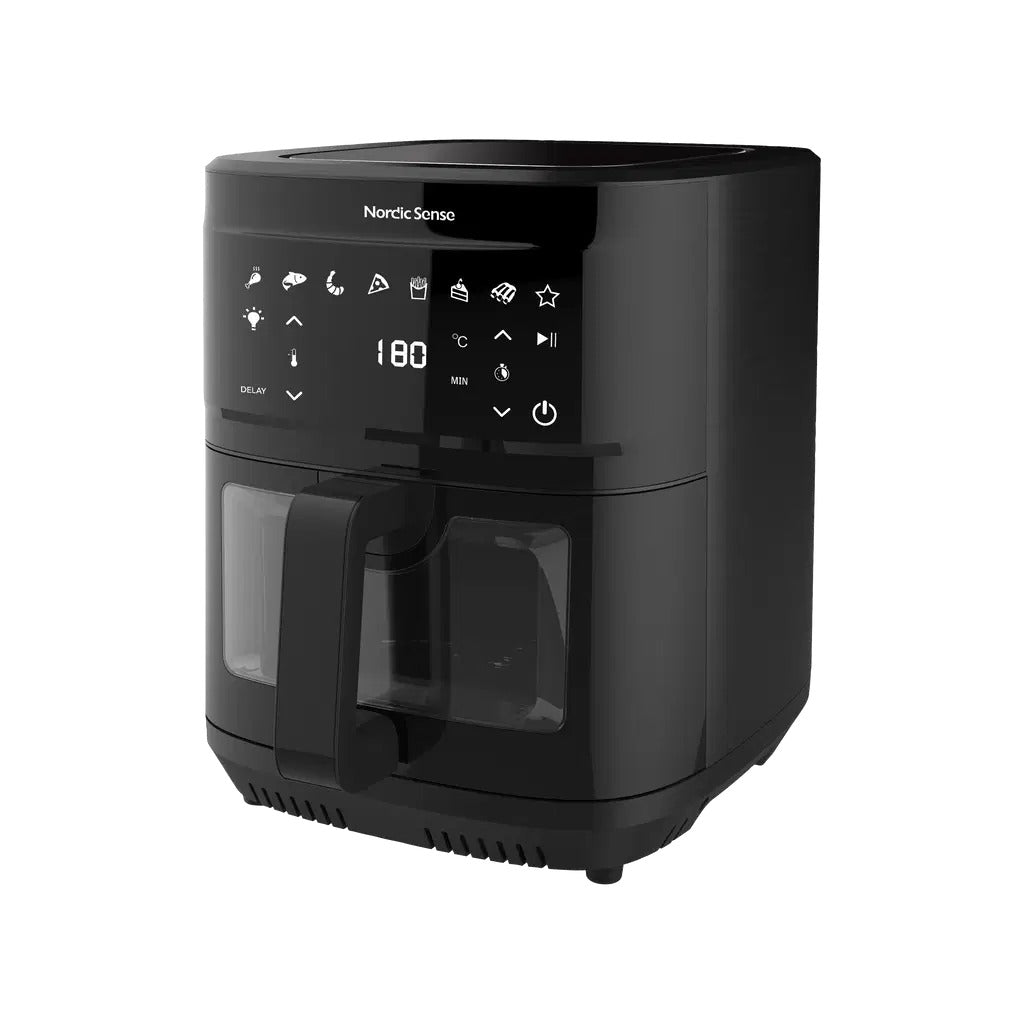 Produktbillede af Nordic Sense Airfryer 9 liter 2000 watt Sort i premium kvalitet