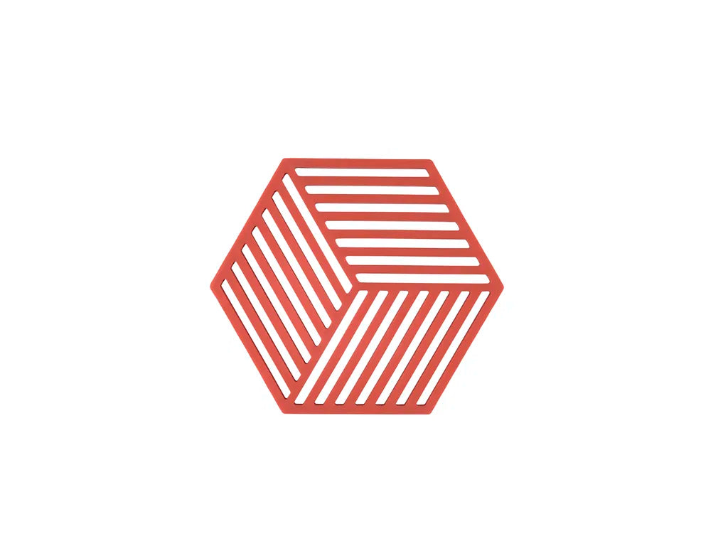 Produktbillede af ZONE Denmark Zone Bordskåner Hexagon Brændt Rød i premium kvalitet