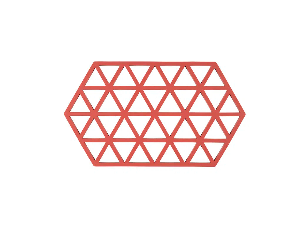 Produktbillede af ZONE Denmark Bordskåner Triangles Burned Red L24 i premium kvalitet