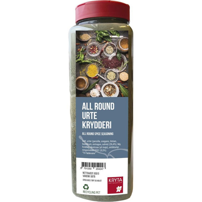 Produktbillede af Allround Krydderi 650 g på tilbud i premium kvalitet