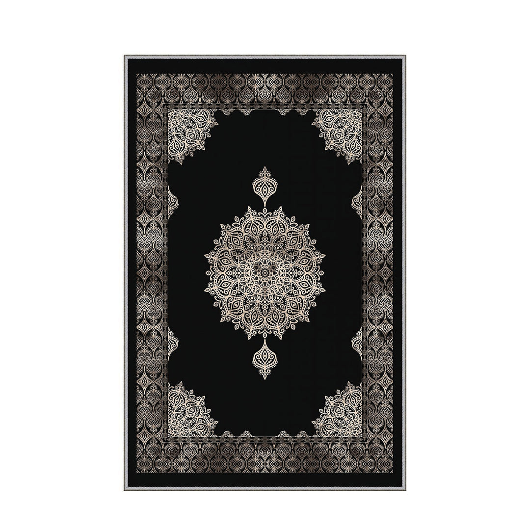 TEPPI EEXFAB649 gulvtæppe m. mønster rektangulær multifarvet polyester 120x180