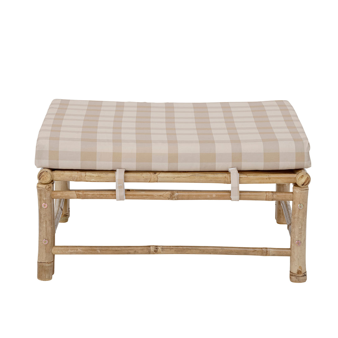 Produktbillede af BLOOMINGVILLE KORFU POUF BAMBUS NATUR 72 i premium kvalitet