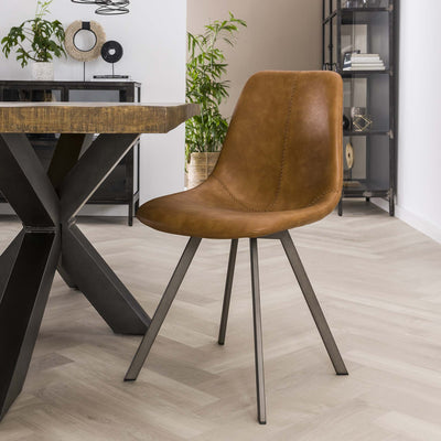 tilbud på 4 brune PU læder spisebordsstole! Billigt udsalg på 3-nordic. Køb online nu! Hurtig levering, 1-2 hverdage. Varenummer: 3NDC-5749. Spar op til 55%.