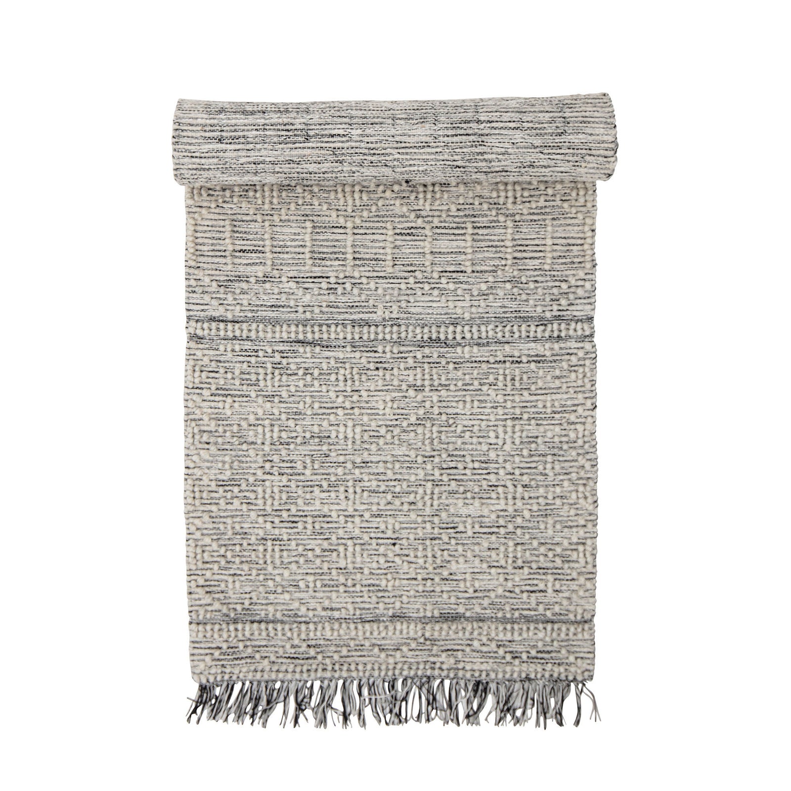 Produktbillede af BLOOMINGVILLE MAISY TÆPPE POLYESTER GRÅ 245 i premium kvalitet