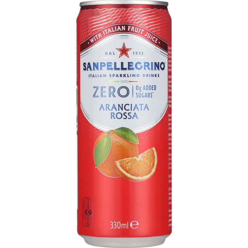 Produktbillede af San Pellegrino Aranciata Zero 33 Cl. på tilbud i premium kvalitet