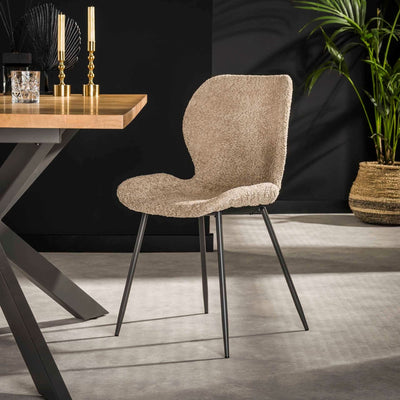 billigt tilbud på Blues- 4 Spisebordsstole i sand boucle og metal. Udsalg på 3-nordic. Køb online nu! Hurtig levering, billig fragt. Varenummer: 3NDC-5088. Spar op til 54%.
