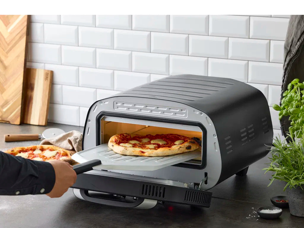 Produktbillede af Nordic Sense Pizzaovn elektrisk 2200 watt Sort/Sølv i premium kvalitet