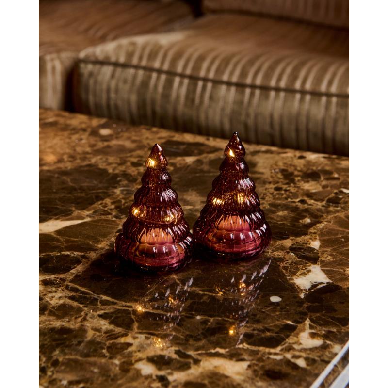 Produktbillede af Sirius Lucy Træ 2stk sæt H9cm Bordeaux i premium kvalitet