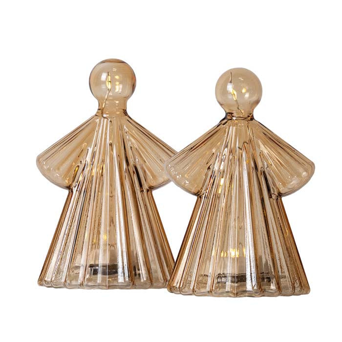 Produktbillede af Sirius Alberte Engel 2stk H10cm Amber i premium kvalitet