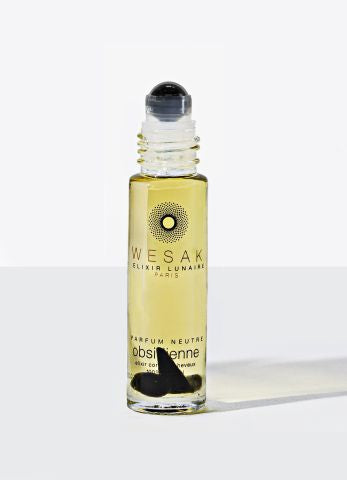 Detaljeret produktbillede af Wesak Måneeliksirer Obsidian 10 ml. på tilbud