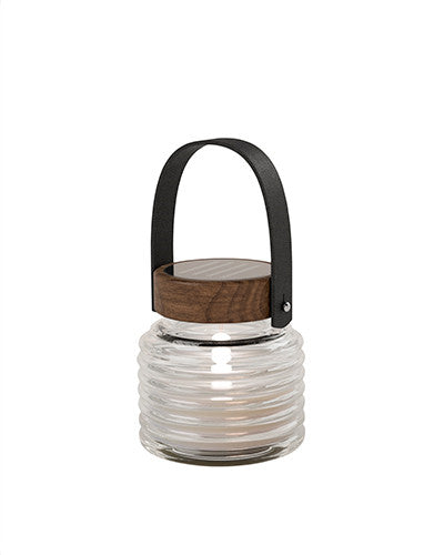 Produktbillede af Sirius Aston Solar Krukke 12 cm sort/brun i premium kvalitet