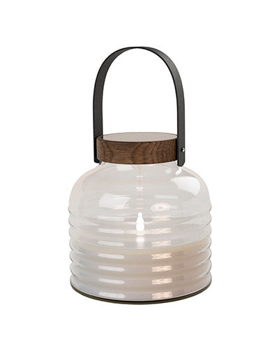 Produktbillede af Sirius Aston Solar Krukke 20 cm sort/brun i premium kvalitet