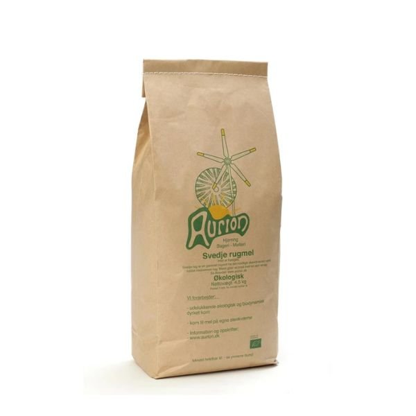 Rugmel Svedje Øko Aurion 4,5kg ❤ Kæmpe udvalg i Aurion ❤ Billig fragt og hurtig levering 2 - 5 hverdage - Varenummer: BAR-671347 / Ean: &