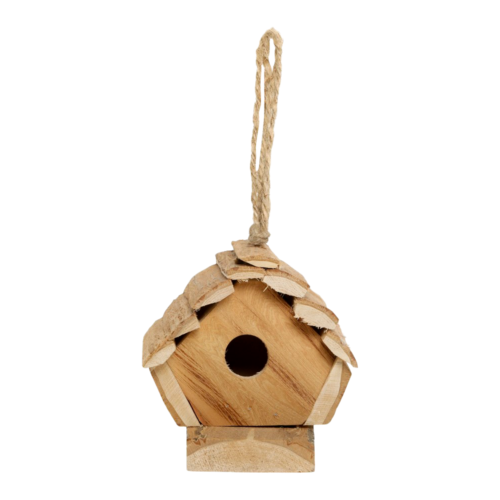 Produktbillede af FUGLEHUS i træ m. bræt på tilbud i høj kvalitet