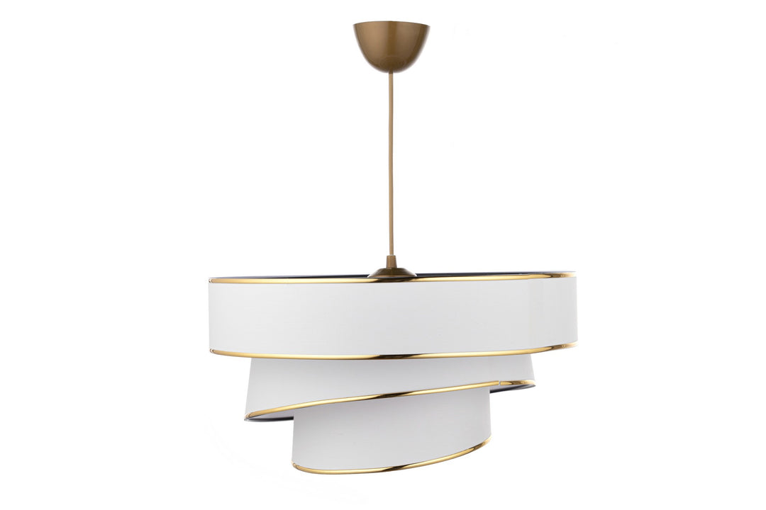 LUMI Couper loftlampe bomuld og guld