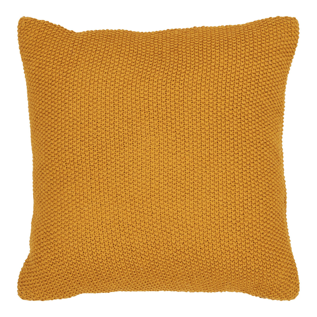 HOUSE NORDIC Santos pyntepude kvadratisk okker genanvendt bomuld 45x45
