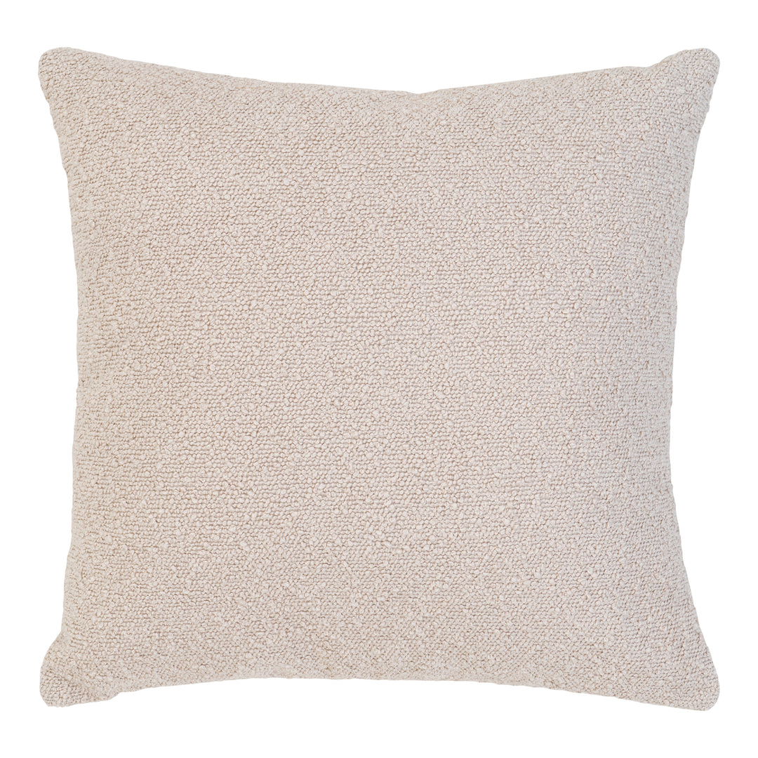 HOUSE NORDIC Savannah pude kvadratisk beige bouclé polyester stof 45x45